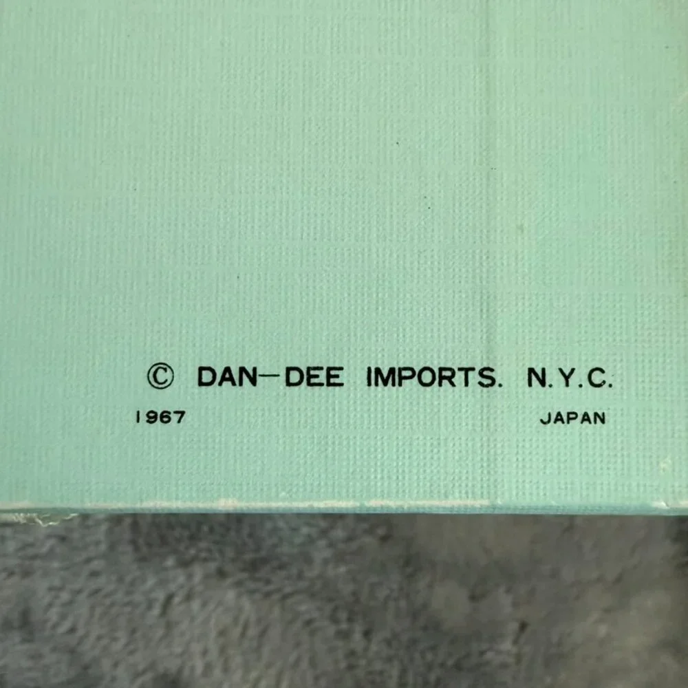 Vintage 1967 Dan-Dee Imports Cardboard Keepsake Jewelry Box 3-Drawer Floral
